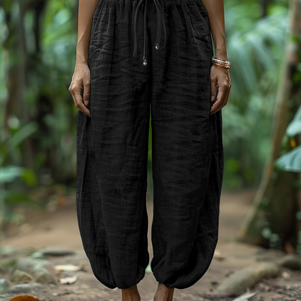 Marjorie | Relaxed Drawstring Lantern Pants