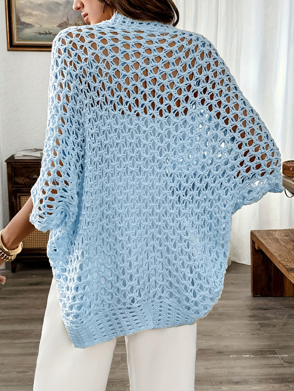 Susannah | Open-Front Batwing Cardigan