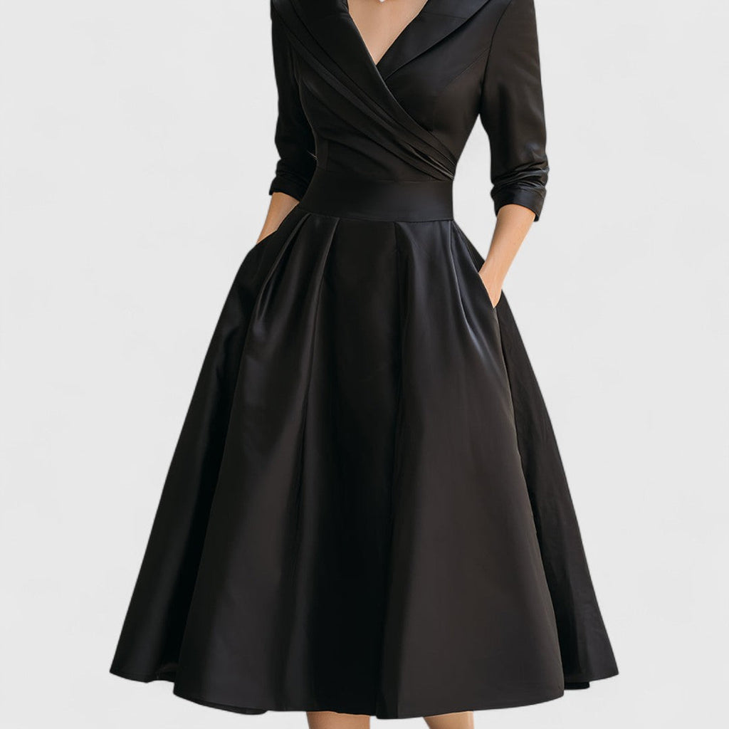 Ashley | Graceful Silhouette Midi Dress
