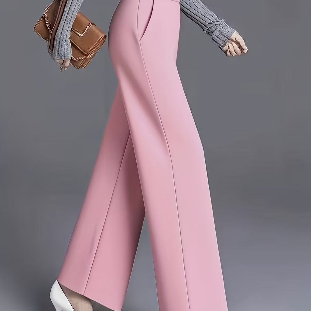 Odette | High-Waisted Wide-Leg Trousers