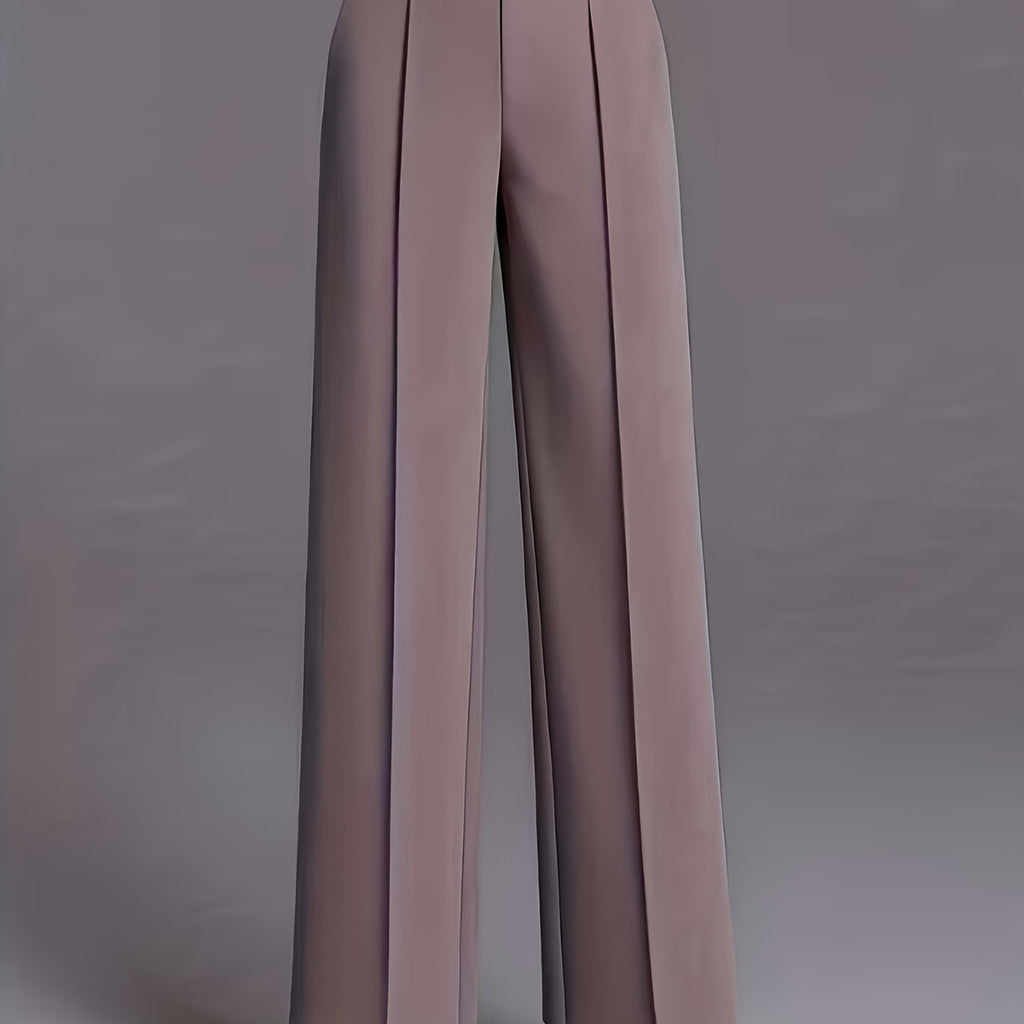 Odette | High-Waisted Wide-Leg Trousers