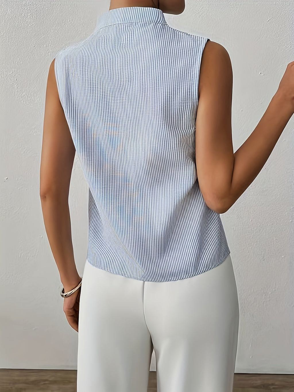 Adeline | Refined Sleeveless V-Neck Top