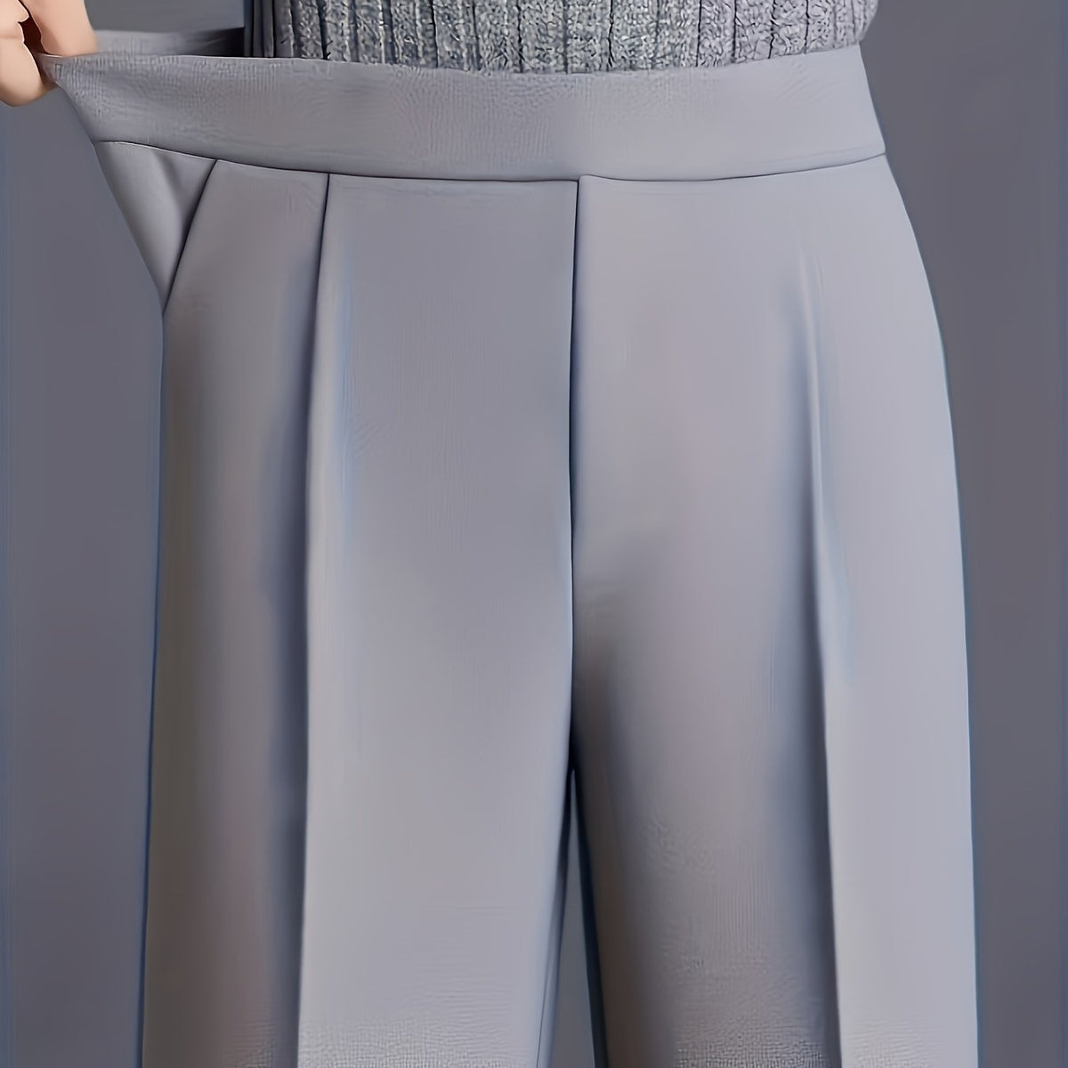 Odette | High-Waisted Wide-Leg Trousers