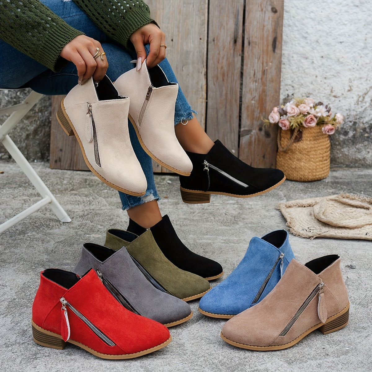 Bianca | Everyday Side-Zip Ankle Boots