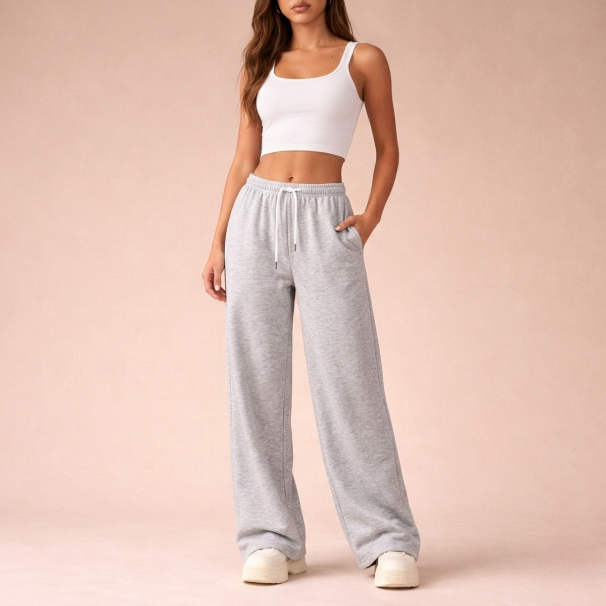 Paige | Relaxed Wide-Leg Joggers