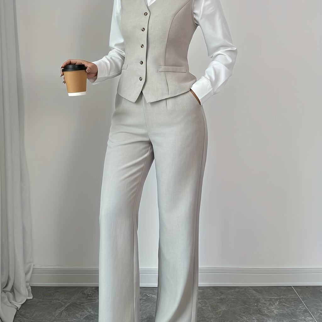 Miriam | Tailored Wide-Leg Trouser Set