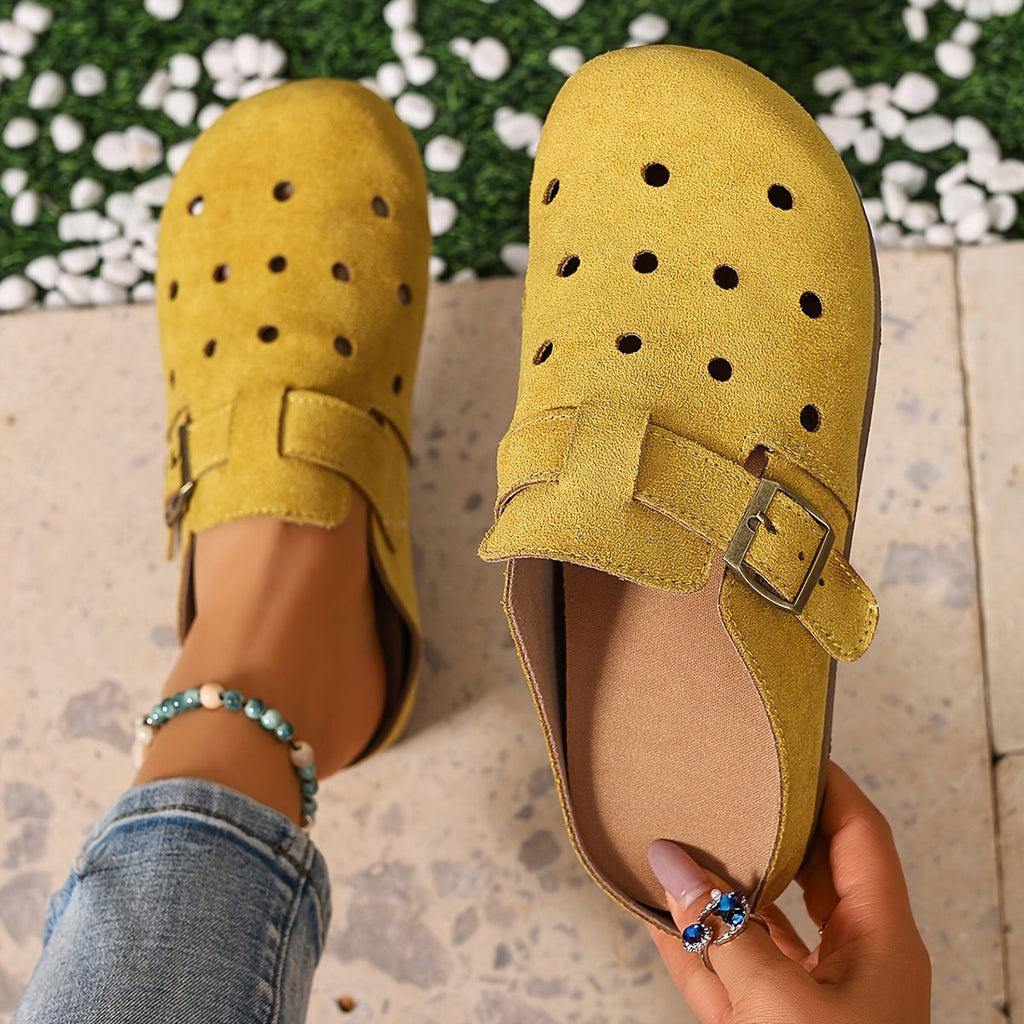 Marion | Buckle-Detail Slip-On Clogs