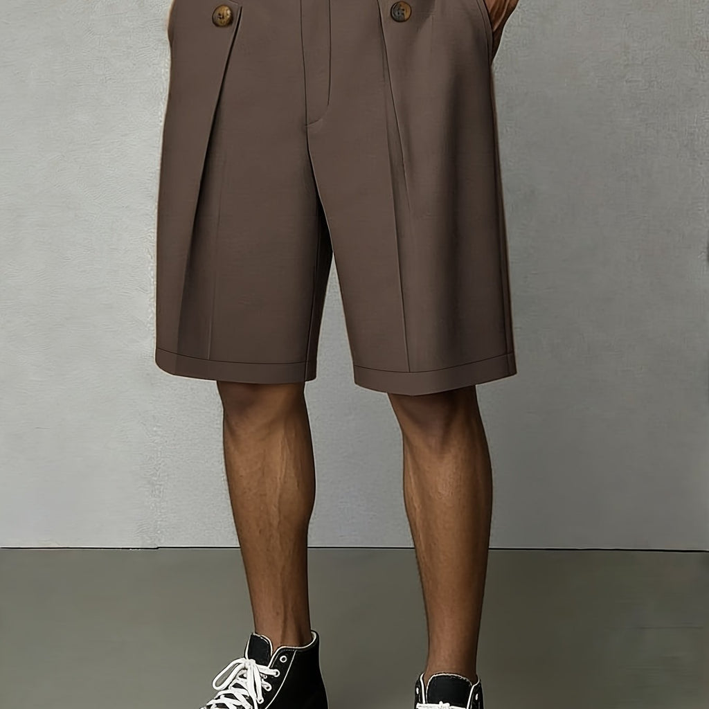 Harlan | Tailored Pleated Shorts