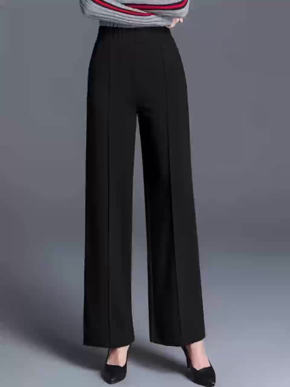 Odette | High-Waisted Wide-Leg Trousers