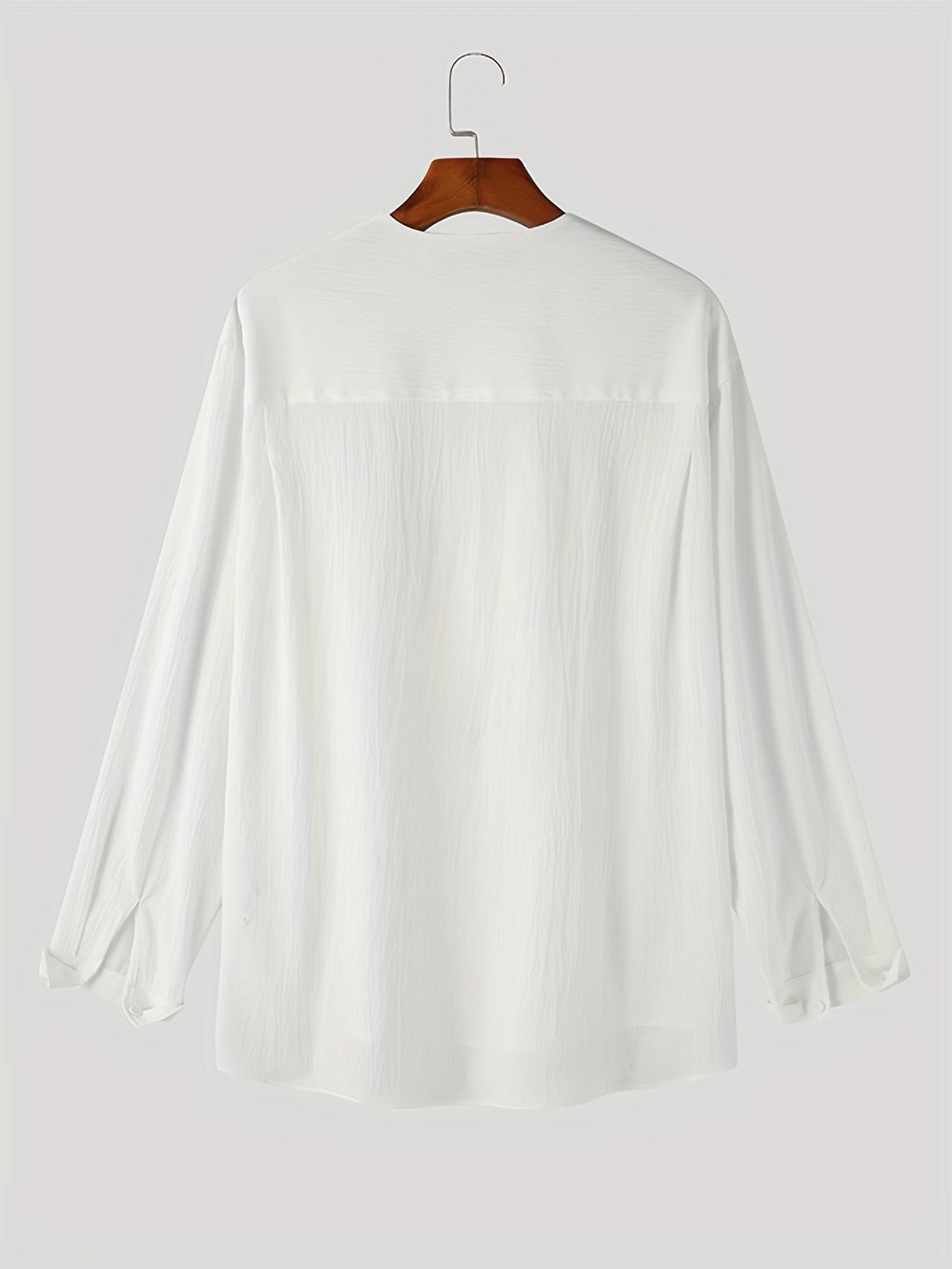 Franklin | Collarless V-Neck Shirt