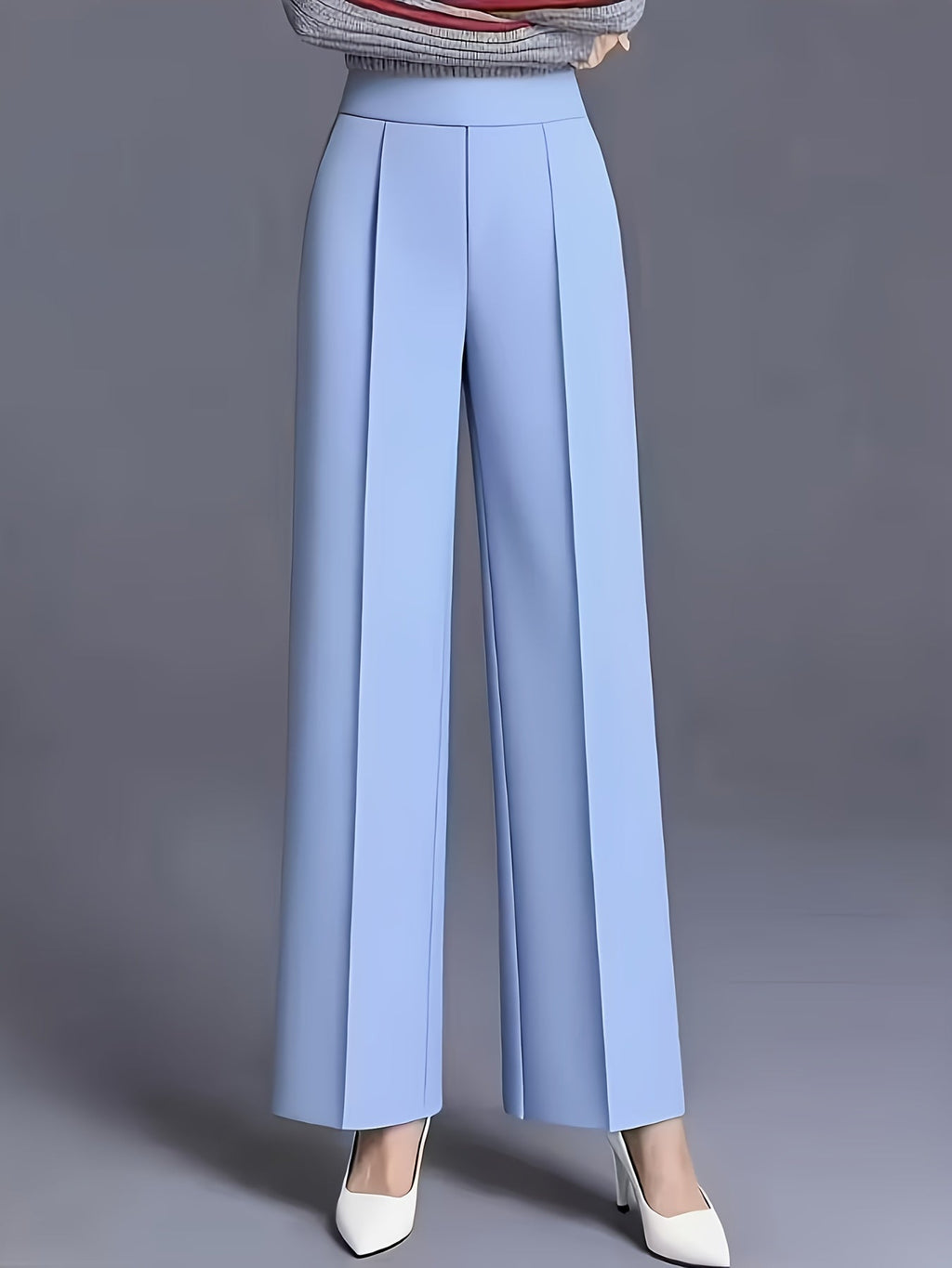 Odette | High-Waisted Wide-Leg Trousers