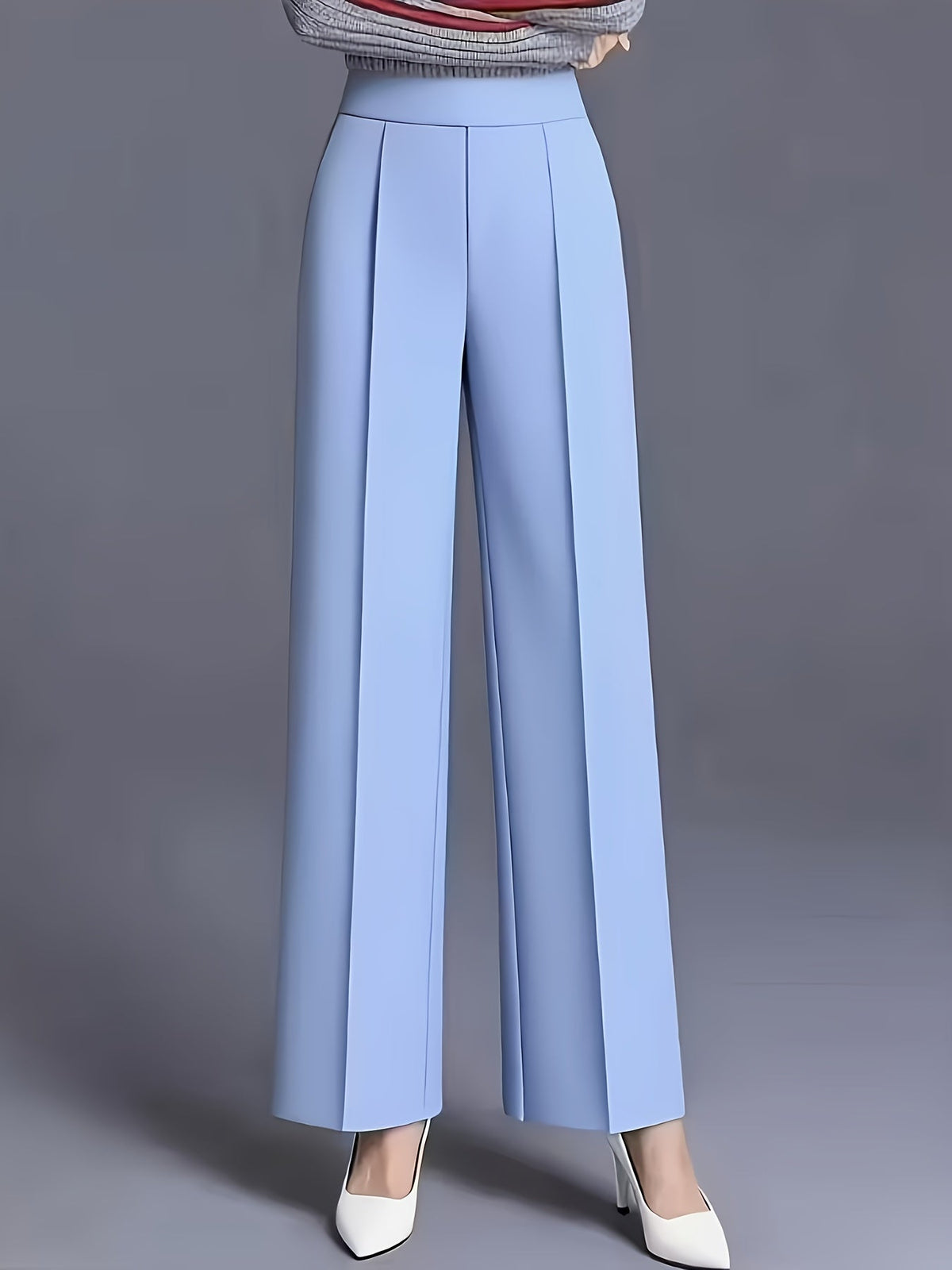 Odette | High-Waisted Wide-Leg Trousers