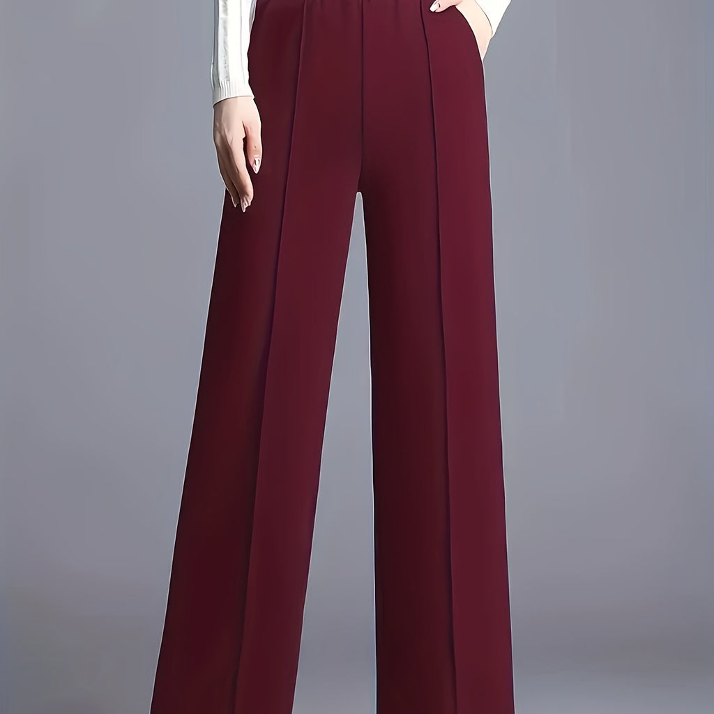 Odette | High-Waisted Wide-Leg Trousers