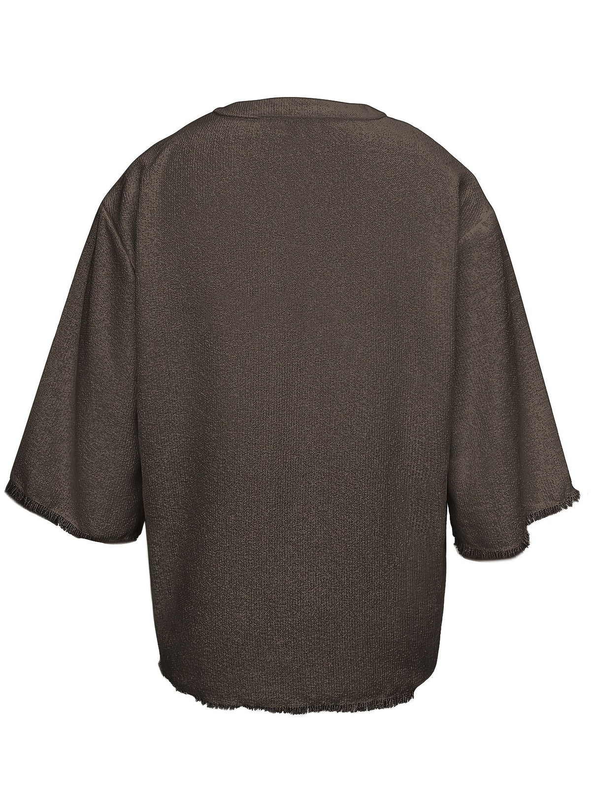 Dorian | Relaxed Lace-Up V-Neck Shirt