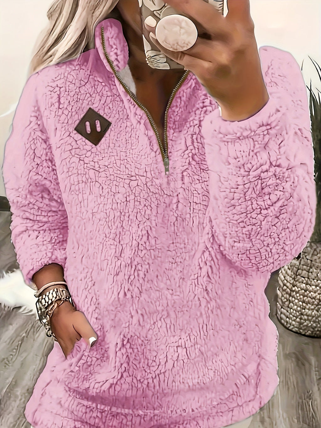 Renee | Cozy Half-Zip Pullover