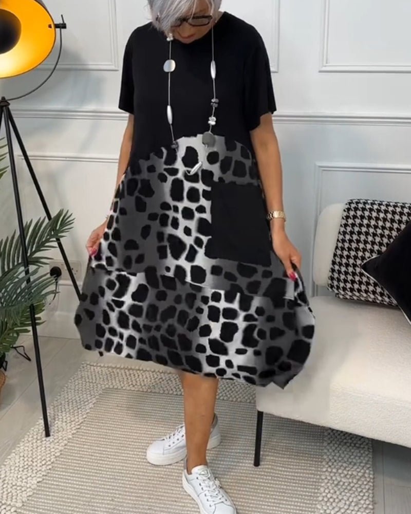 Stephanie | Flowing Silhouette Dress