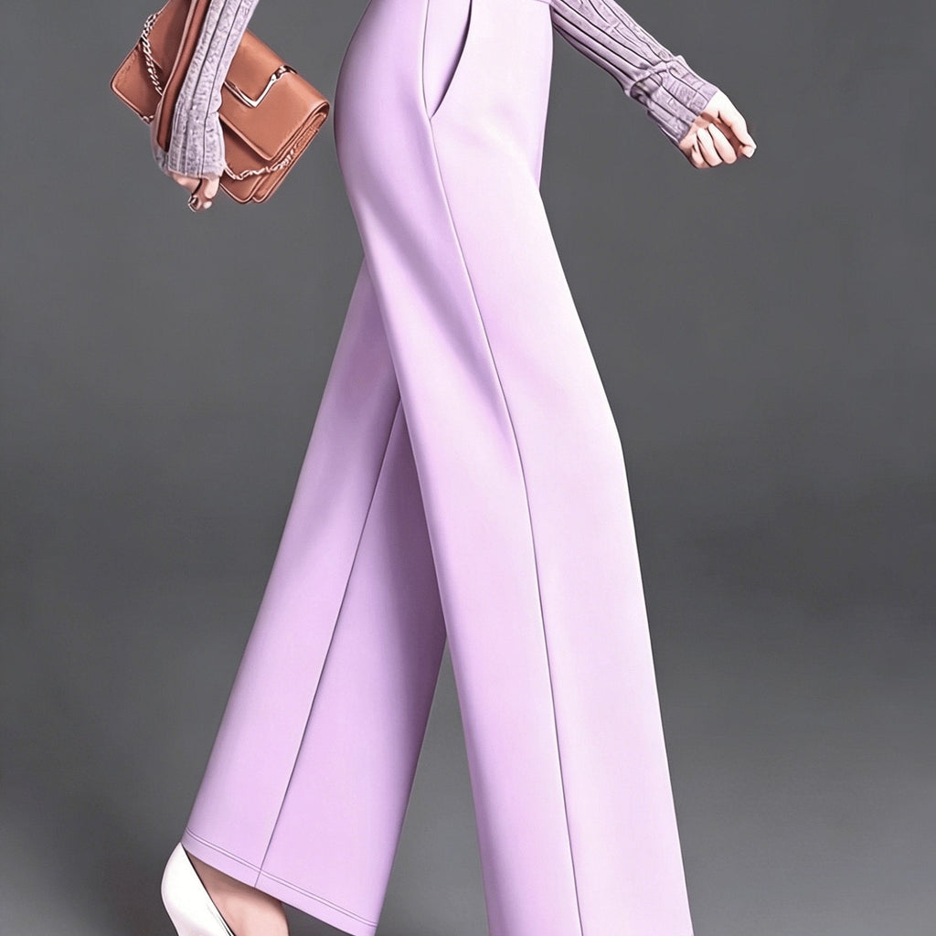 Odette | High-Waisted Wide-Leg Trousers