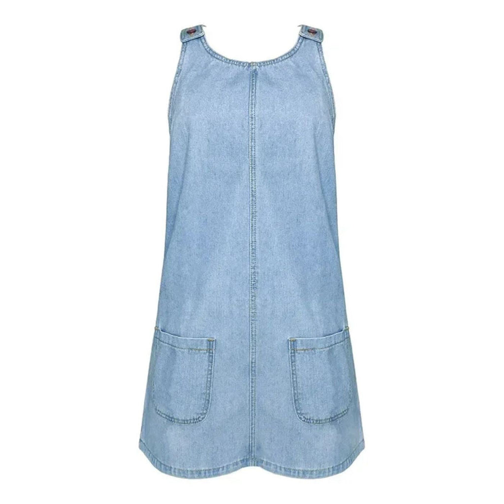 Deby | Comfortable Sleeveless Denim Dress