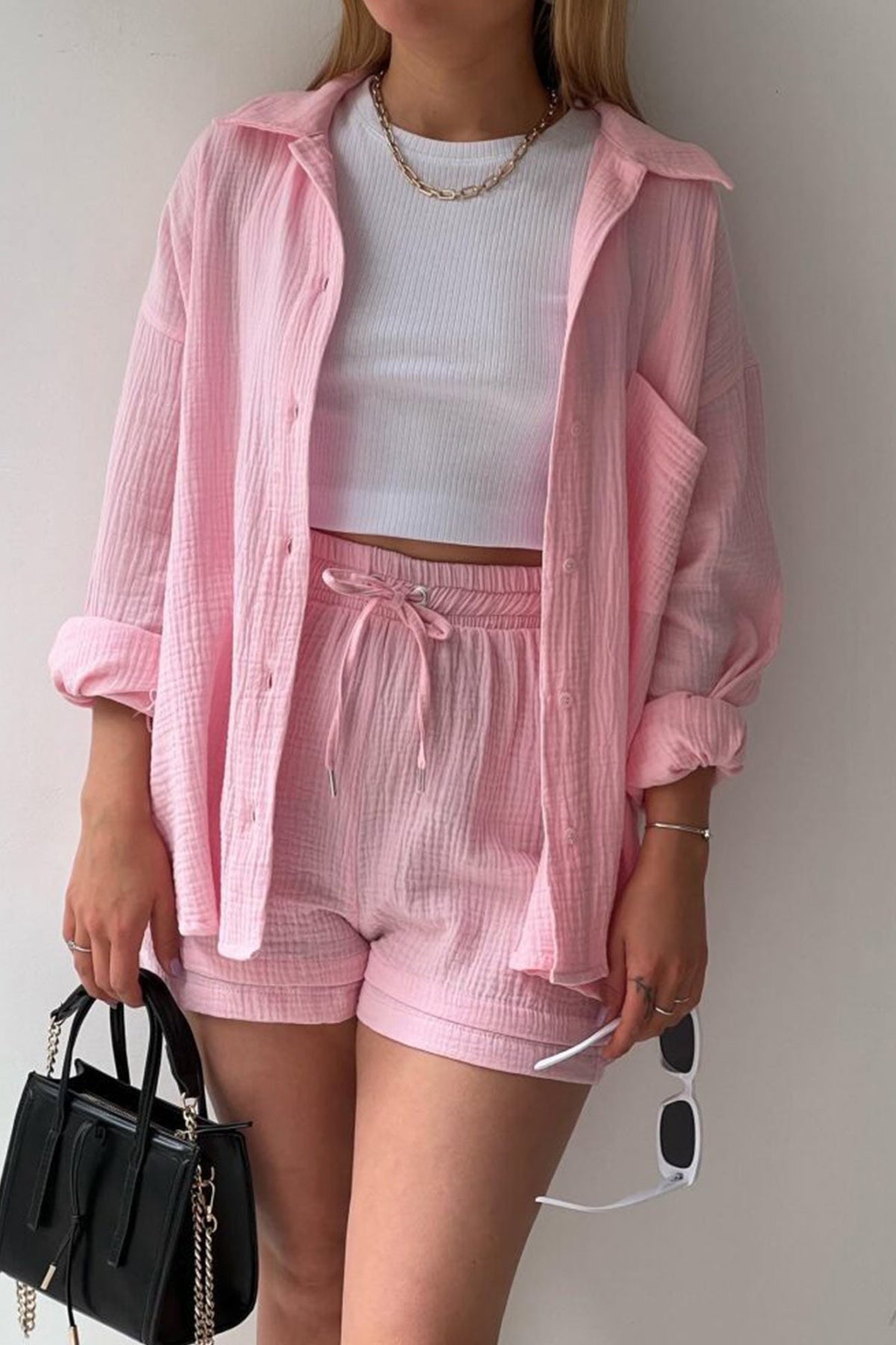 Aurora | Stylish Cardigan and Short Set