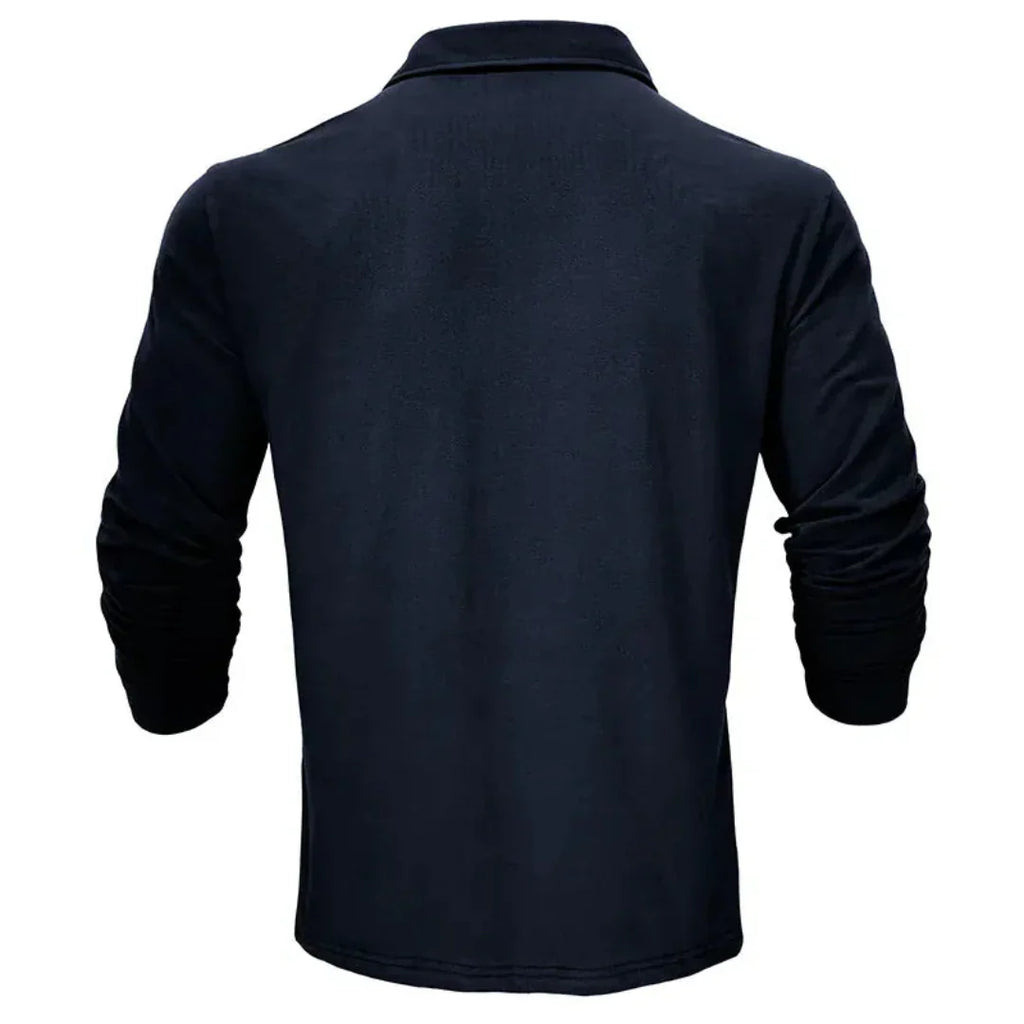 Andrei | Casual Long Sleeve Collared Polo