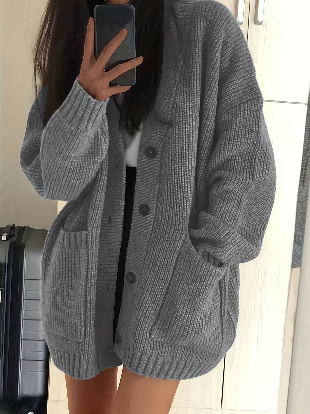 Maisie | Relaxed Button-Front Cardigan