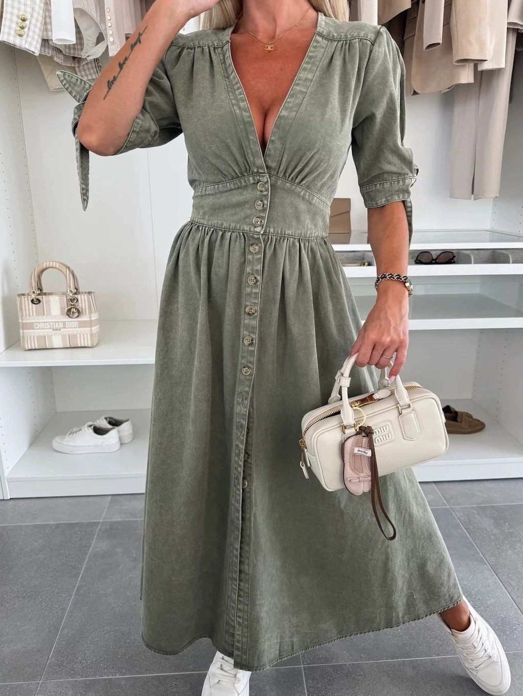 Queen | Sexy Denim Dress