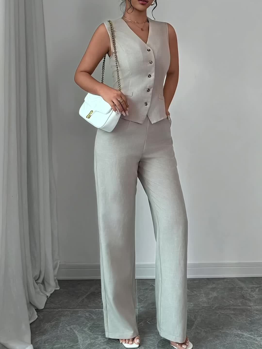 Miriam | Tailored Wide-Leg Trouser Set