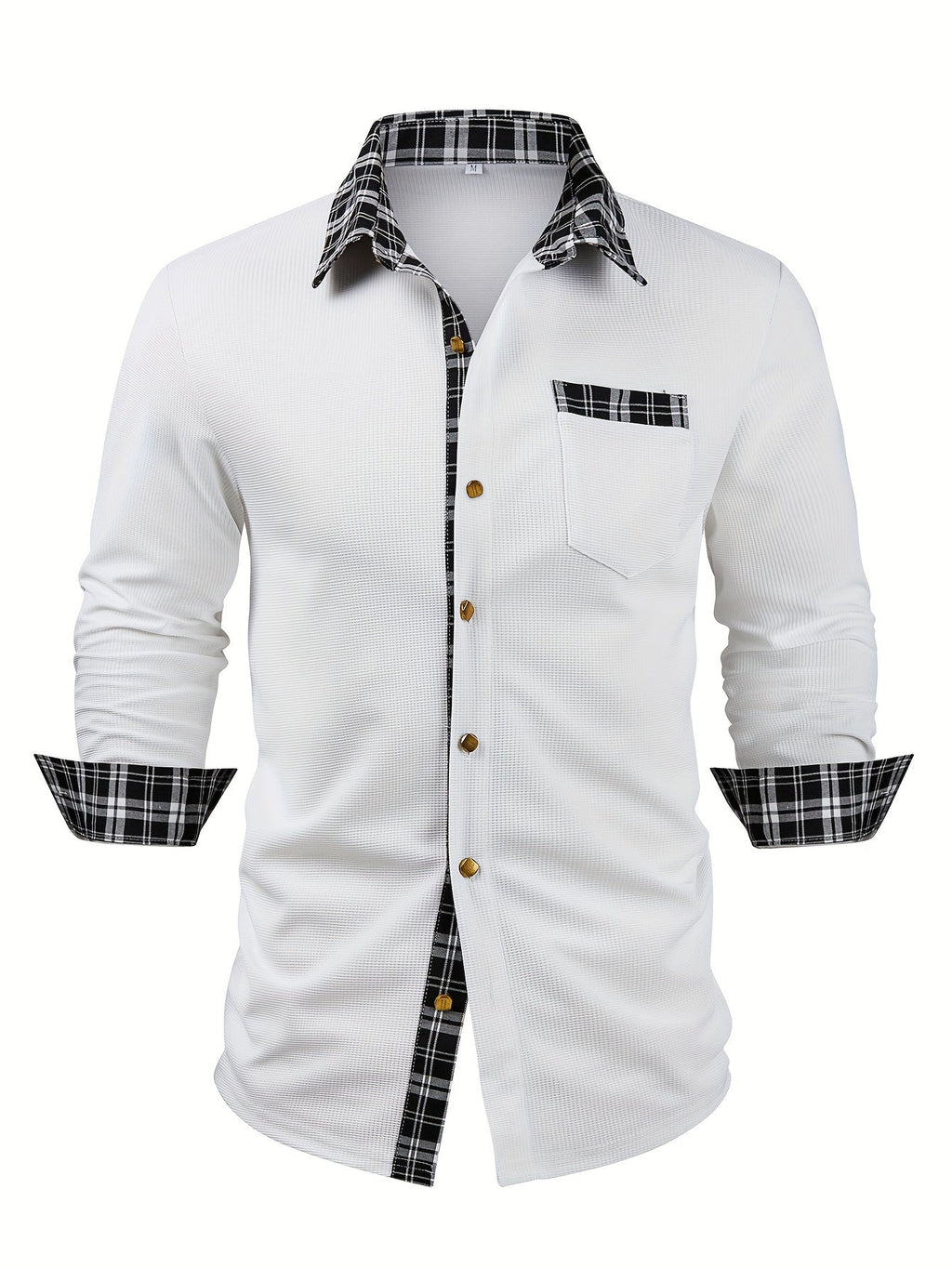 Bradley | Textured Contrast Shirt