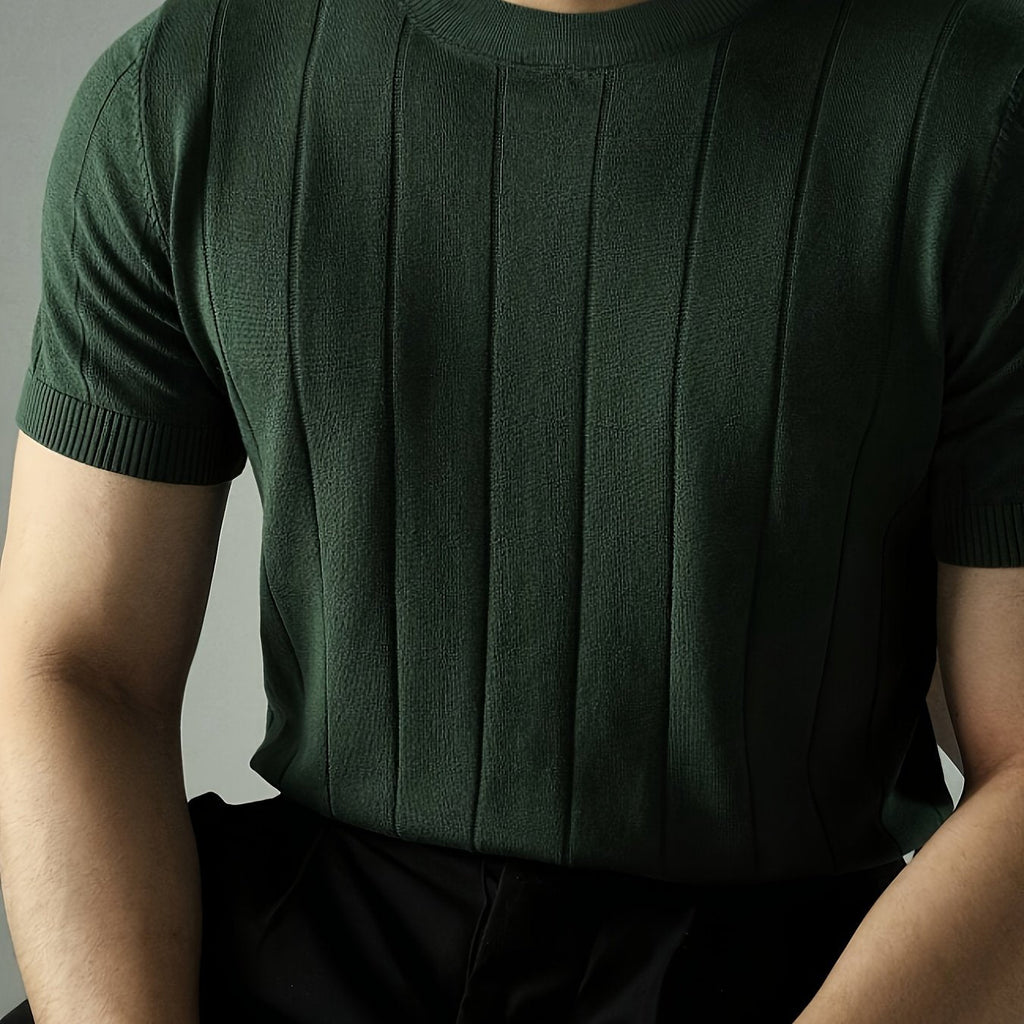 Curtis | Ribbed Short-Sleeve Top
