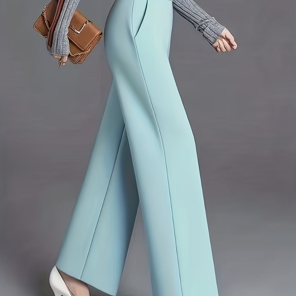 Odette | High-Waisted Wide-Leg Trousers