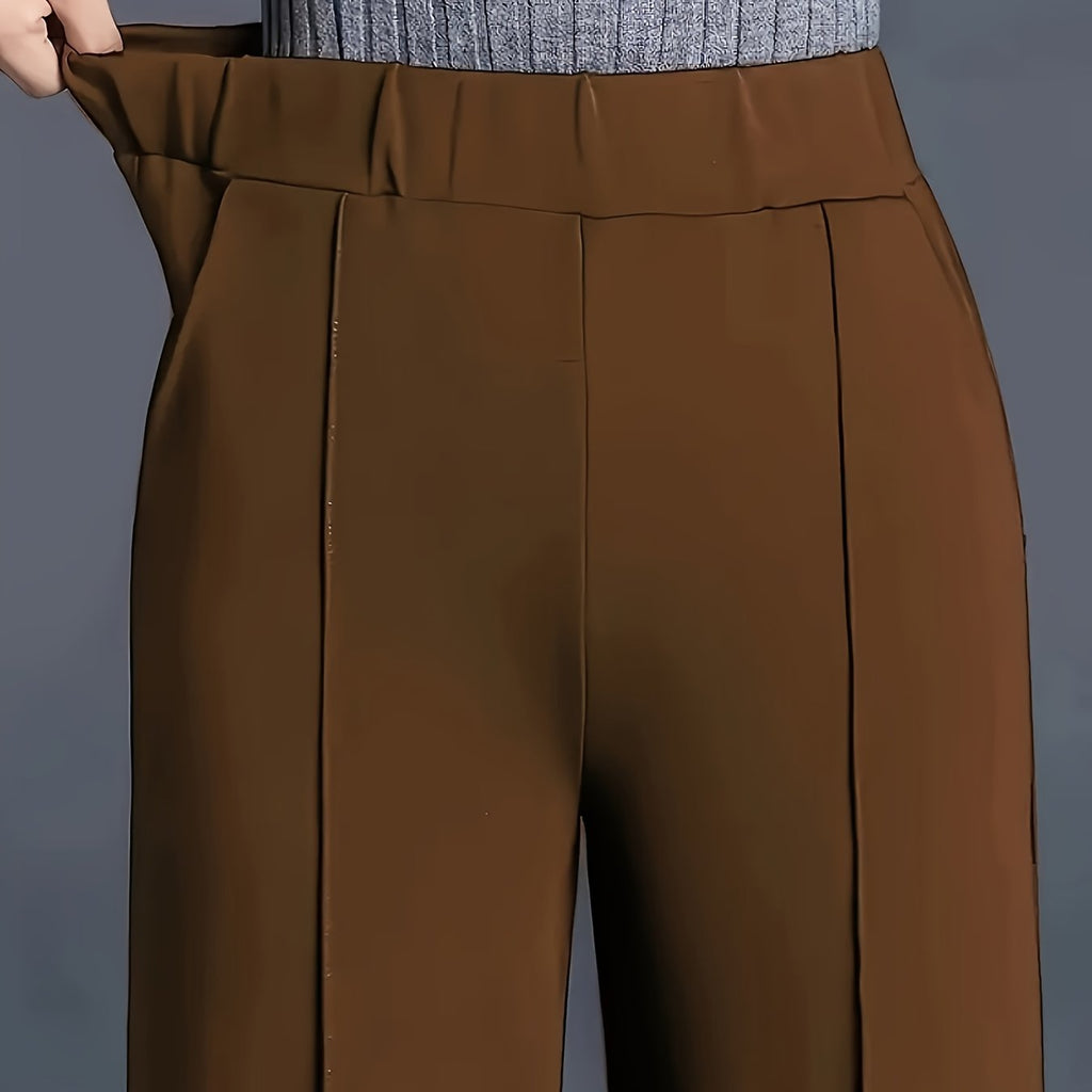 Odette | High-Waisted Wide-Leg Trousers