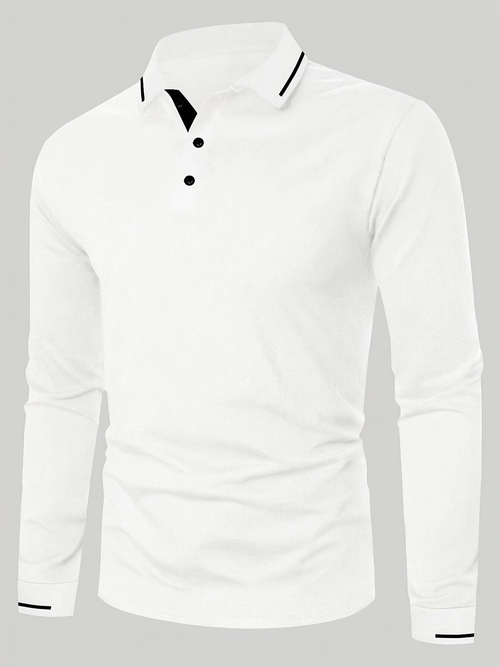 Dalton | Refined Long-Sleeve Polo Shirt