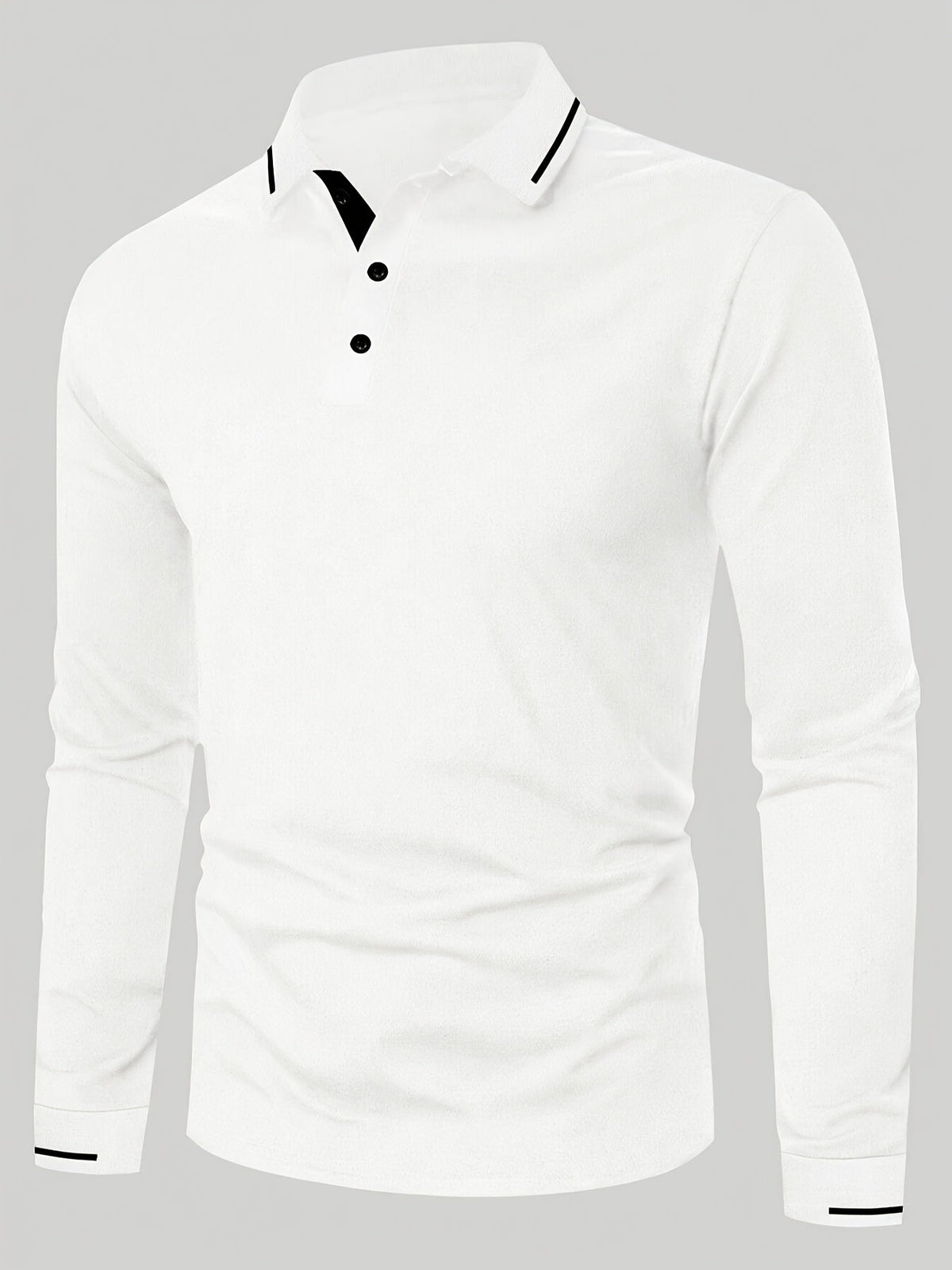 Dalton | Refined Long-Sleeve Polo Shirt