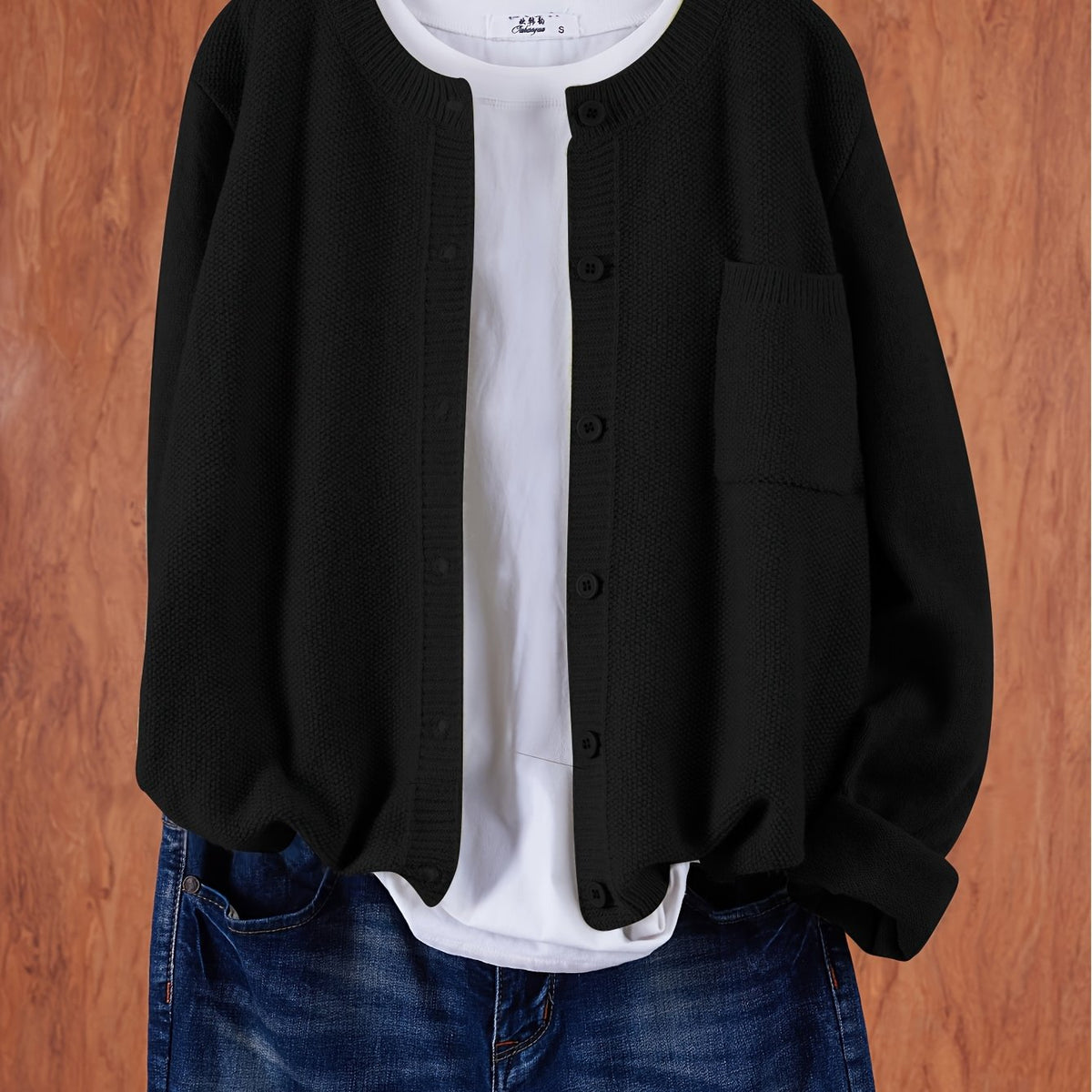 Tabitha | Button-Front Open Cardigan