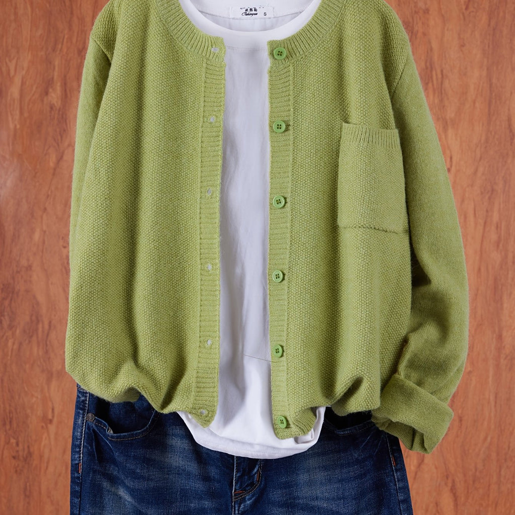 Tabitha | Button-Front Open Cardigan