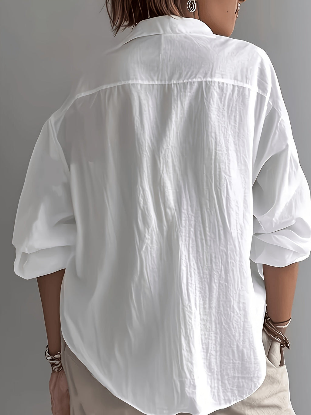 Freya | Relaxed Collared Blouse