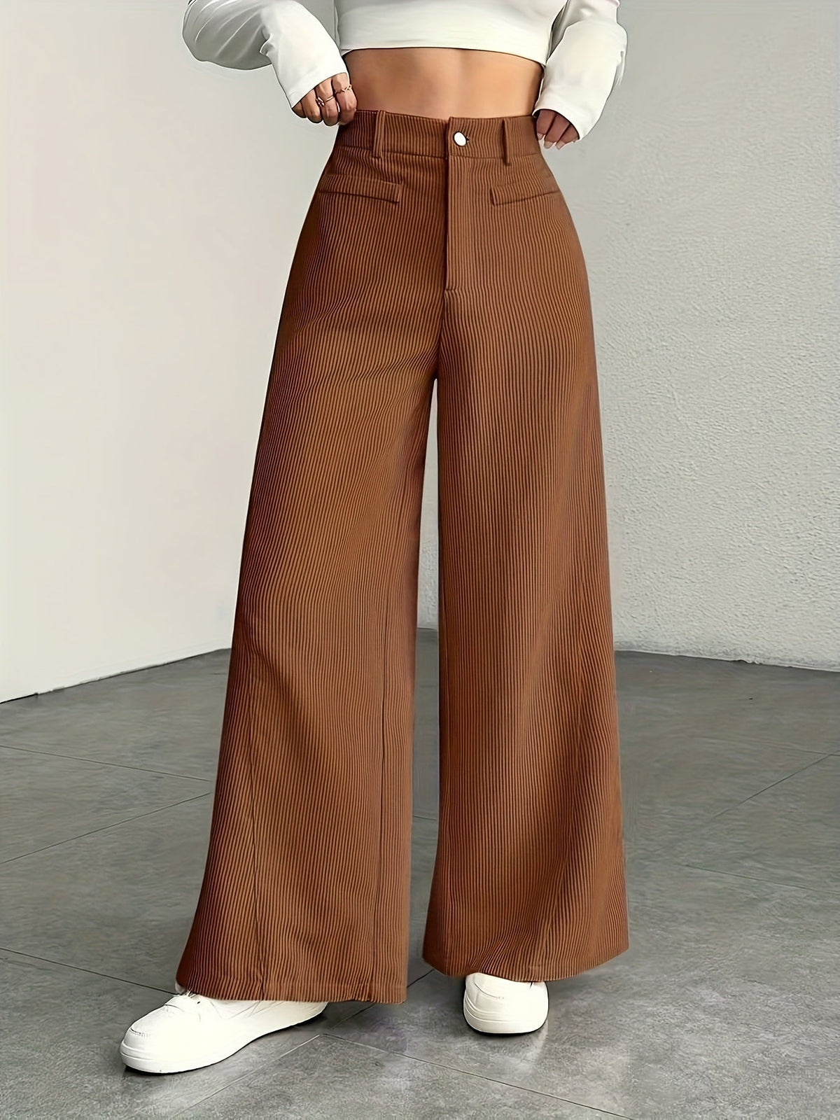 Juniper | High-Waisted Wide-Leg Trousers