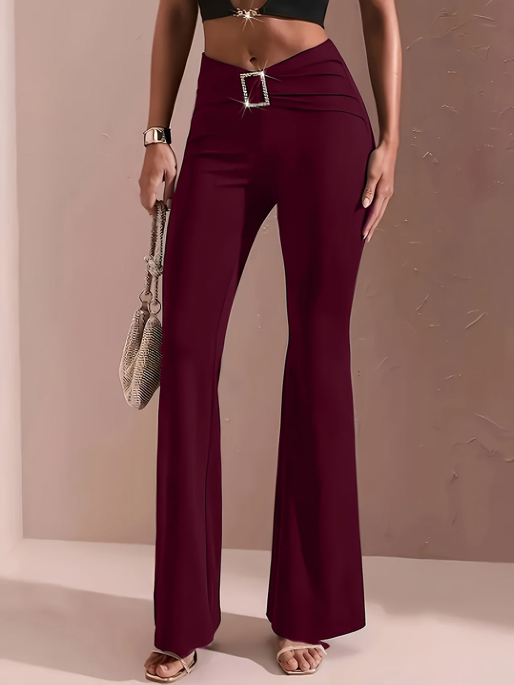 Rosemary | High-Waisted Flared Trousers