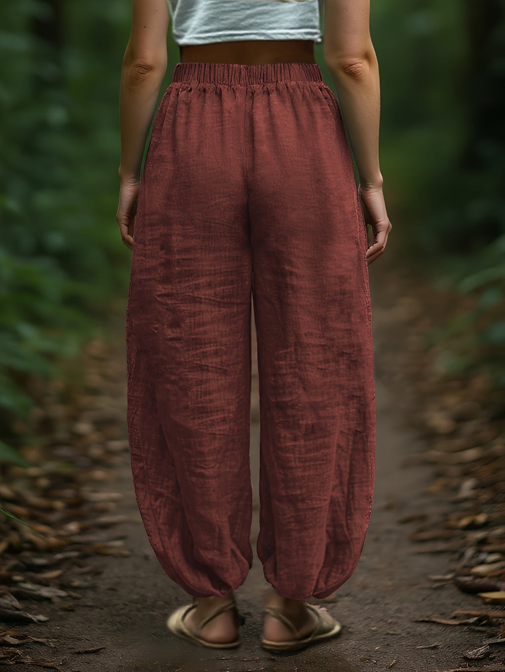 Marjorie | Relaxed Drawstring Lantern Pants