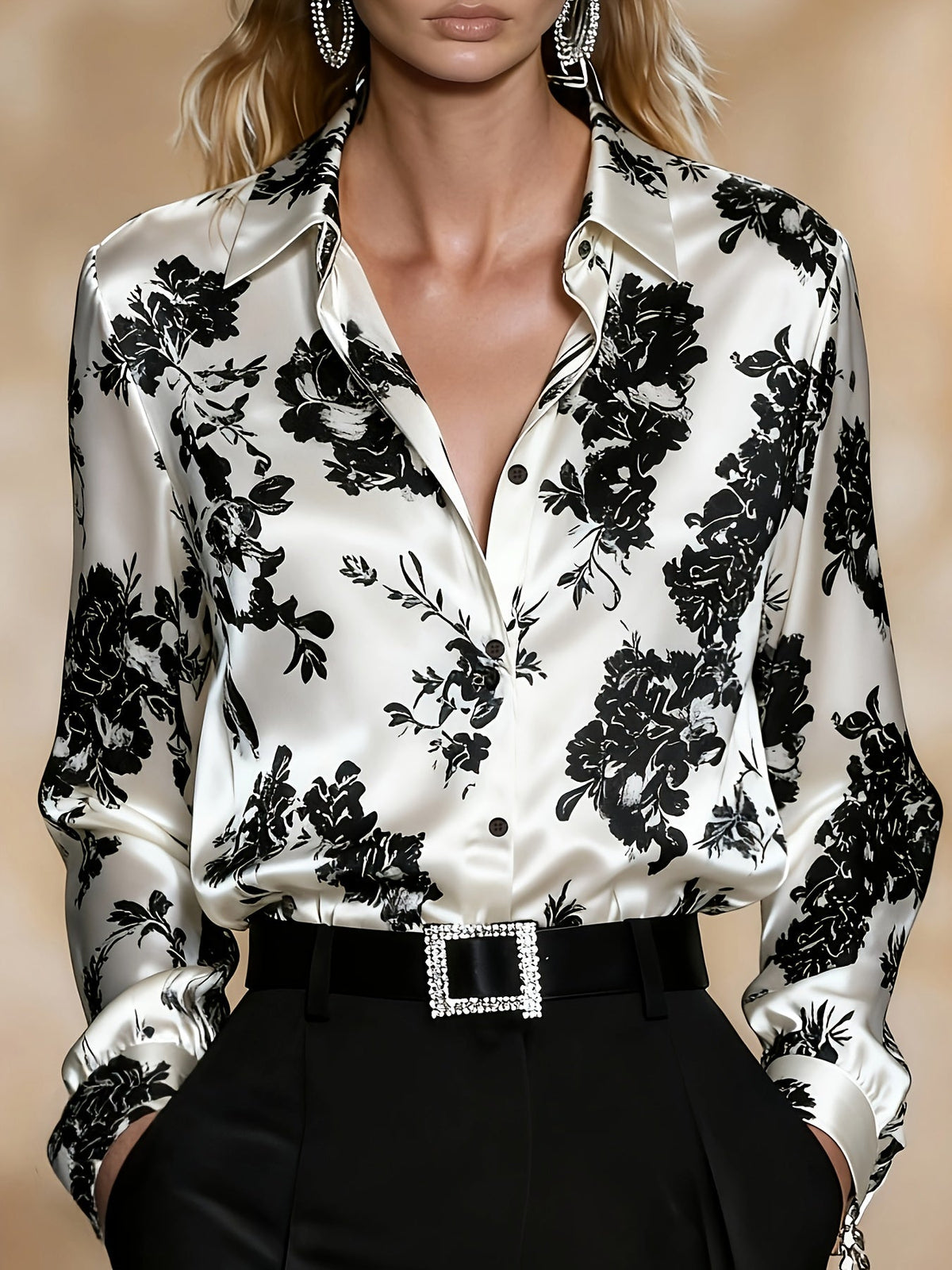 Cecily | Floral Elegant Blouse