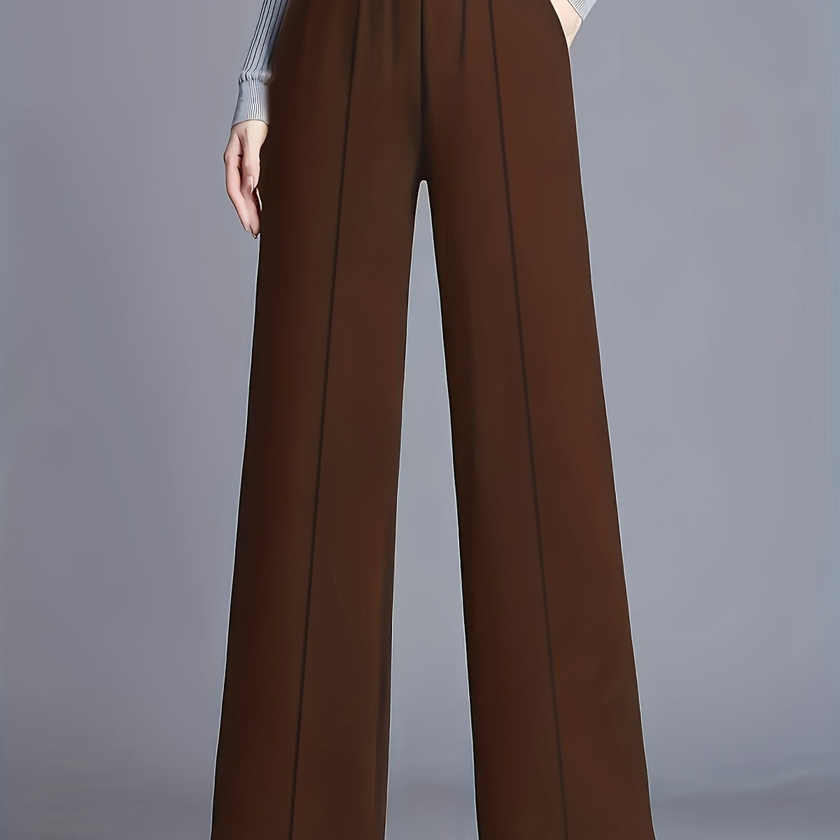 Odette | High-Waisted Wide-Leg Trousers