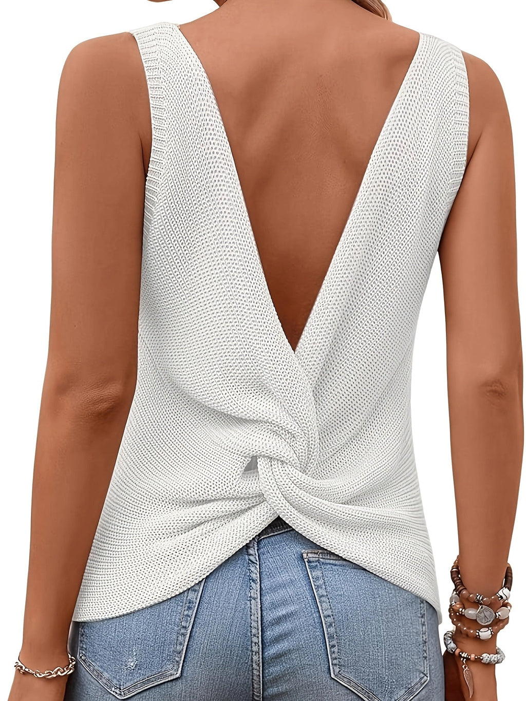 Cora | Relaxed Sleeveless Knit Tank Top