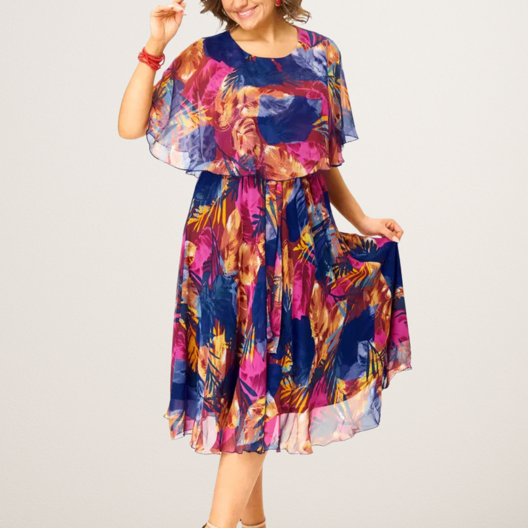 Eileen | Floral Midi Dress
